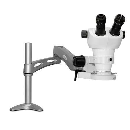 NZ Stereo Zoom Microscope With Compact LED Light On Articulating Arm